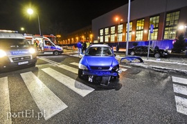 Zderzenie opla z audi na ul. Nowej