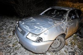 Dachowanie na Radomskiej, kierowca uciekł