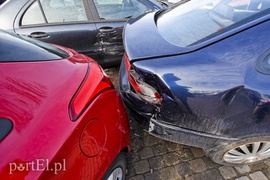 Karambol na parkingu przy ul. Teatralnej