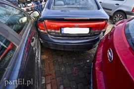 Karambol na parkingu przy ul. Teatralnej