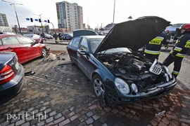 Karambol na parkingu przy ul. Teatralnej
