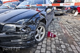 Karambol na parkingu przy ul. Teatralnej