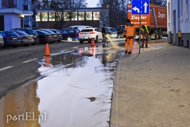 Awaria podczas odwiertu przy ul. Kościuszki