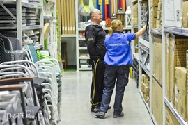 Castorama otwarta, rondo w budowie