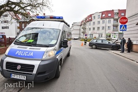 Kolizja audi z mercedesem na ul. Malborskiej