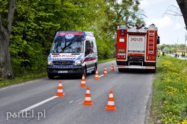 Wypadek motocyklisty na otwarcie sezonu