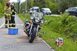 Wypadek motocyklisty na otwarcie sezonu