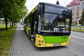 Zderzenie 7-letniej rowerzystki z autobusem