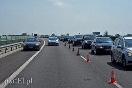 Wypadek motocyklisty na S7
