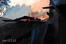 Pożar domu w Karczowiskach Górnych
