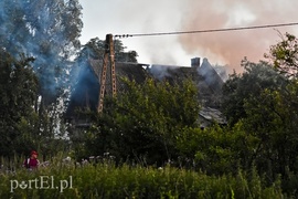 Pożar domu w Karczowiskach Górnych