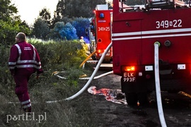 Pożar domu w Karczowiskach Górnych