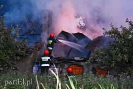 Pożar domu w Karczowiskach Górnych