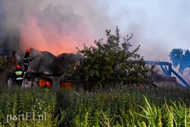 Pożar domu w Karczowiskach Górnych