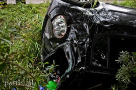 Wypadek w Jegłowniku, dwóch mężczyzn trafiło do szpitala