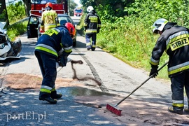 Czołówka na wąskiej drodze