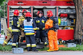 Niebezpieczna substancja wyciekła na Hetmańskiej