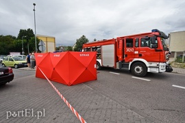 Wypadek motocyklisty na ul. Teatralnej