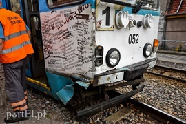 Zderzenie volkswagena z tramwajem