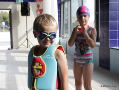 Pływali i biegali w pierwszym elbląskim Aquathlonie
