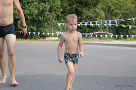 Pływali i biegali w pierwszym elbląskim Aquathlonie