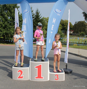 Pływali i biegali w pierwszym elbląskim Aquathlonie