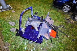 Zderzenie seata z oplem wieczorową porą