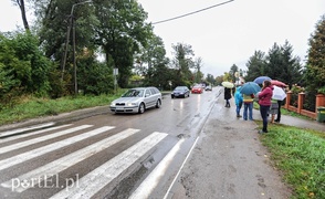 Deszczowy protest w Gronowie Górnym