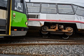 Zderzenie dwóch tramwajów