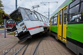 Zderzenie dwóch tramwajów