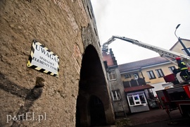 Pożar sadzy w kominie przy ul. Pionierskiej