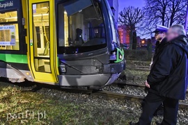 Kolizja skody z tramwajem na ul. Robotniczej