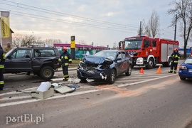 Kolizja trzech samochodów na al. Grunwaldzkiej