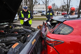 Kolizja trzech samochodów na al. Grunwaldzkiej