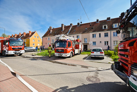 Pożar w mieszkaniu przy ul. Ostródzkiej