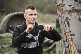 Adrian Durma trenuje na Modrzewinie