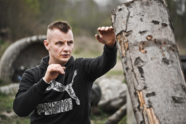 Adrian Durma trenuje na Modrzewinie