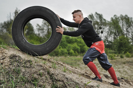 Adrian Durma trenuje na Modrzewinie
