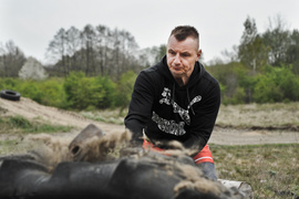 Adrian Durma trenuje na Modrzewinie