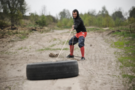 Adrian Durma trenuje na Modrzewinie