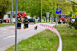 Alarm bombowy w Urzędzie Skarbowym w Elblągu zdjęcie nr 223682