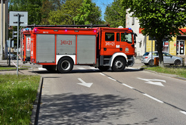 Alarm bombowy w Urzędzie Skarbowym w Elblągu zdjęcie nr 223677