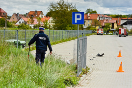 Wypadek w Tolkmicku. Mężczyzna zasłabł za kierownicą