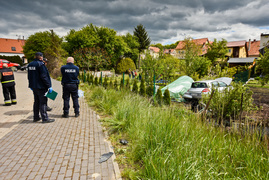 Wypadek w Tolkmicku. Mężczyzna zasłabł za kierownicą