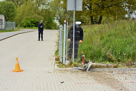 Wypadek w Tolkmicku. Mężczyzna zasłabł za kierownicą