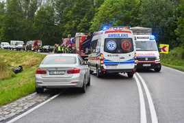 Wypadek na drodze do Malborka