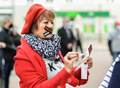 Protestowali w obronie sędziego 