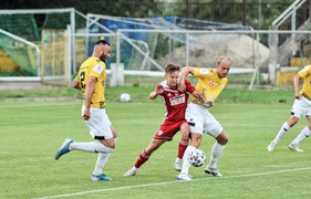 Pierwszy gol Mariusza Bucio w II  lidze