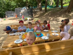 Nocny biwak w Żłobku i Przedszkolu Mały Europejczyk w Elblągu