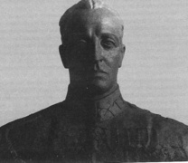 Fotografia rzeźby Wiktora Szandorowskiego, autorstwa jego kuzynki, Olgi Niewskiej. Pomyłkowo rzeźba ta ma przedstawiać znanego w latach 20-tych lotnika, Orlicz-Dreszera.